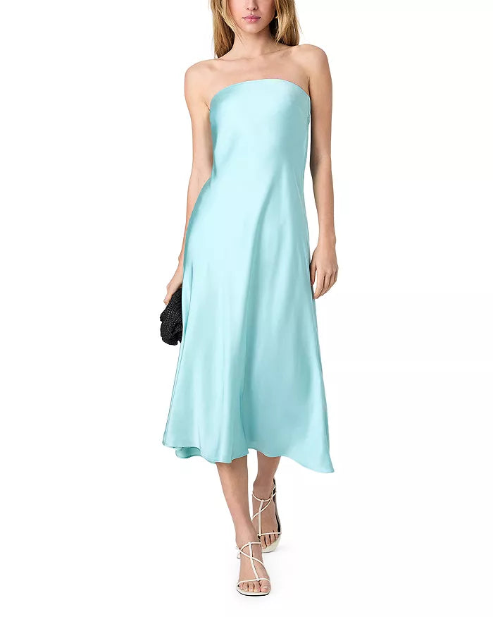 French Connection Oona satin midi dress