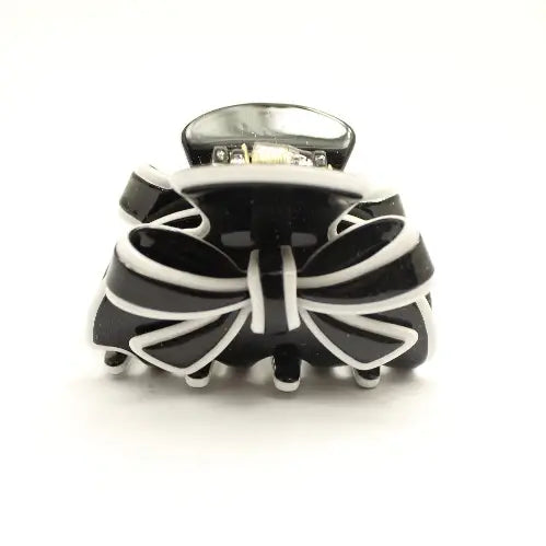 Chanel inspired preppy bow clip