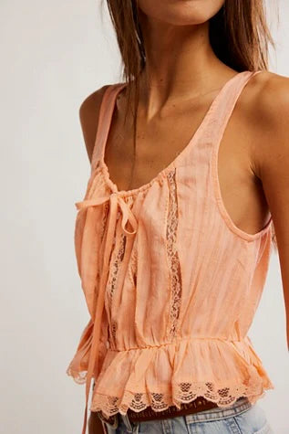 Free People Alana Lace tank