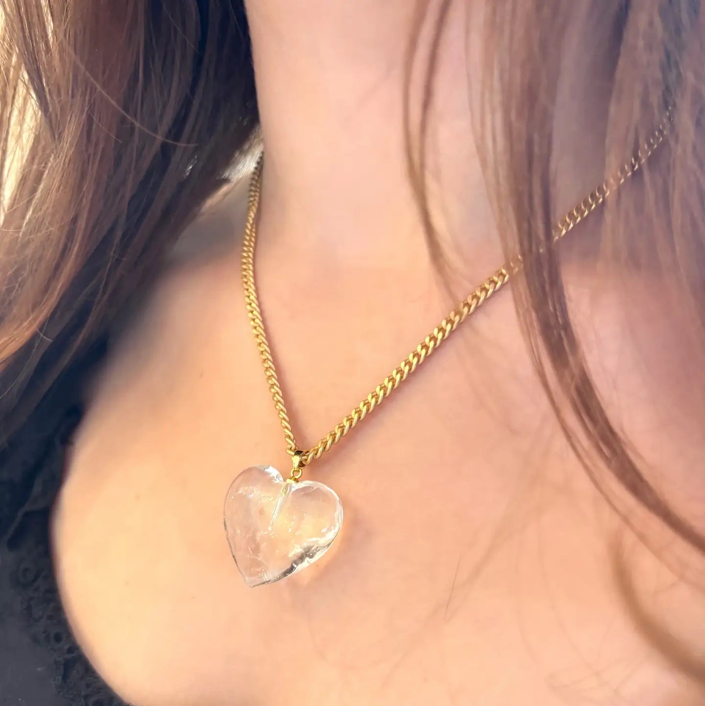 Nora James Nothing Personal heart necklace