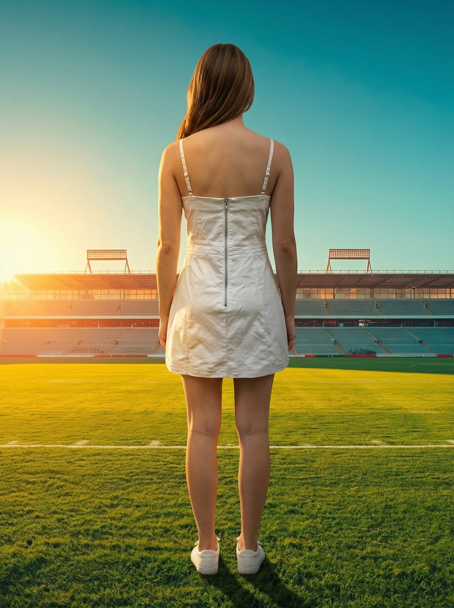 Asher stitched mini dress