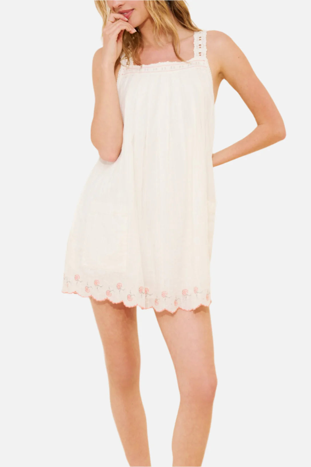 Free People Latecia Embroidered mini