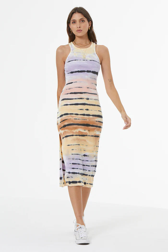 YFB Iggy dress in dusty iris