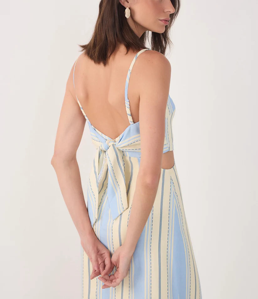 Dress To Relaxing stripe midi dress
