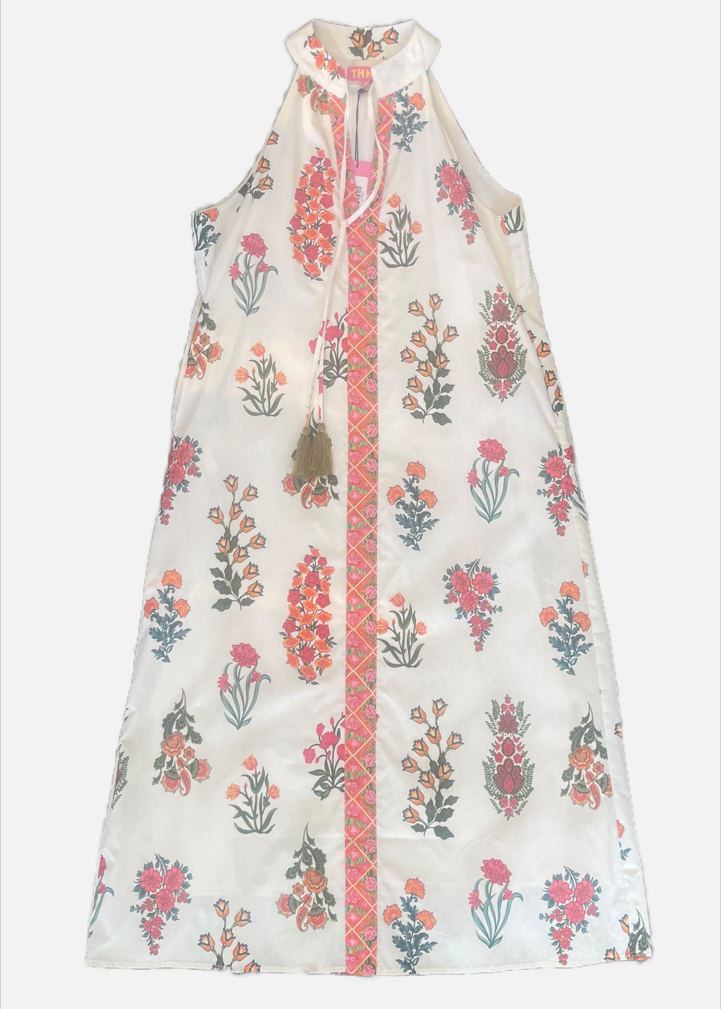 Anniston halter floral pattern dress