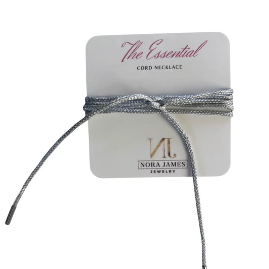 Nora James Essential cord necklace in silver