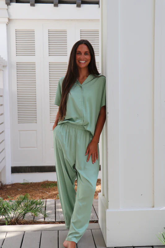 Stone Tree Luxe Mint PJs