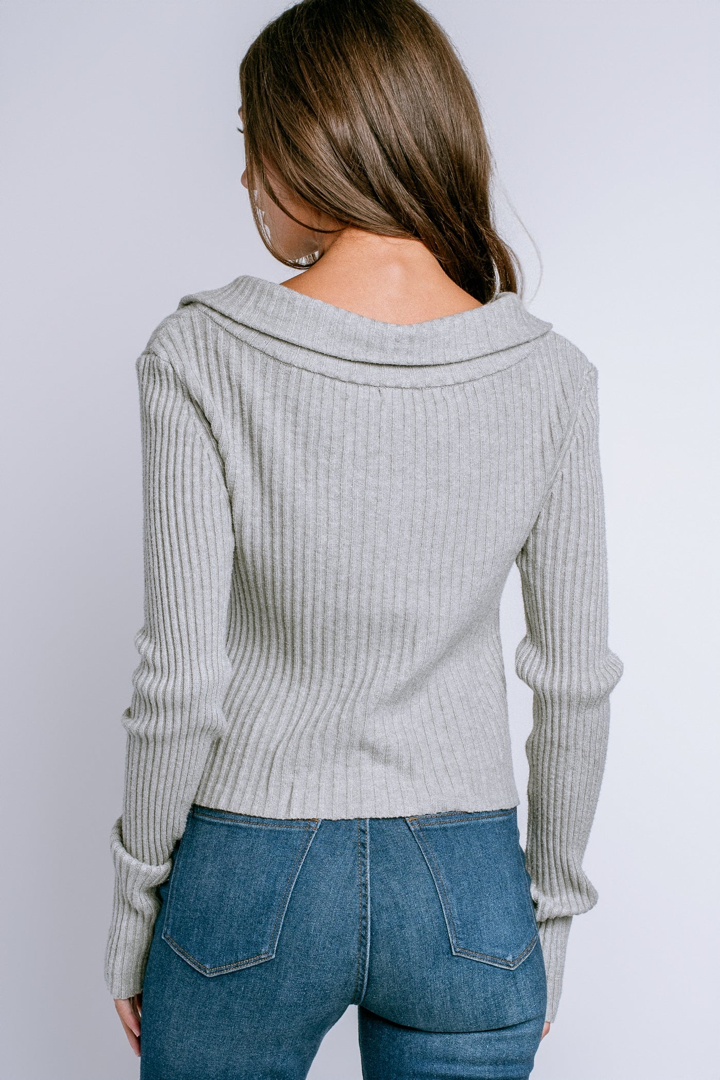 Deluc Matt zip up cardigan