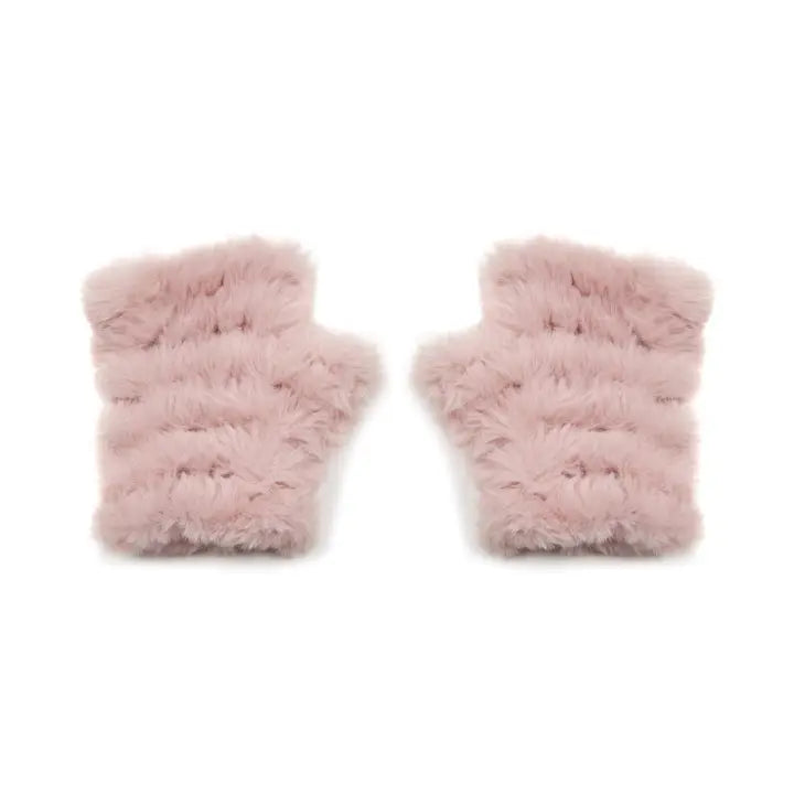 Mandy faux fur mitten