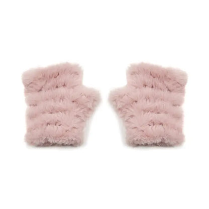 Mandy faux fur mitten