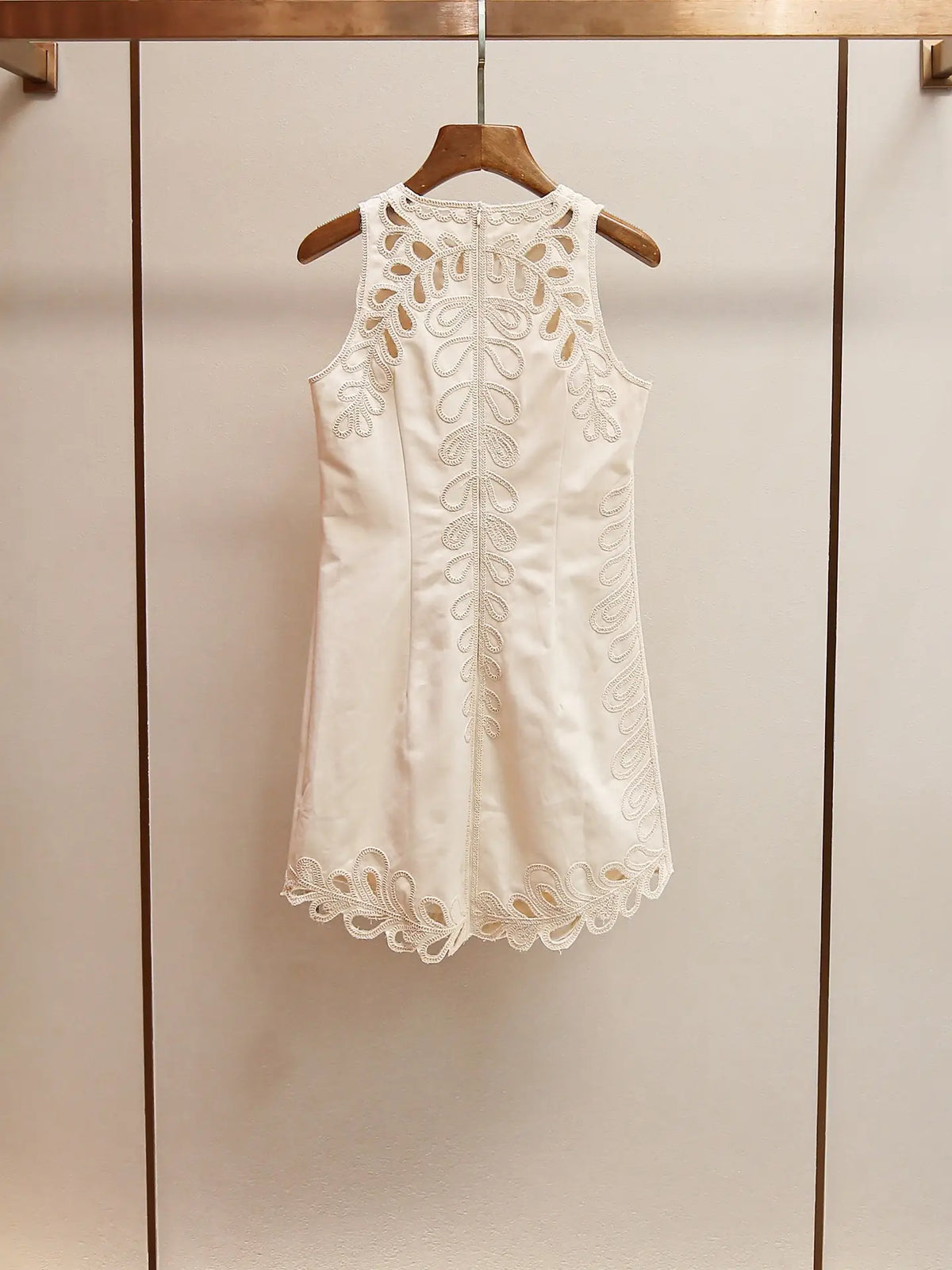 Abigail embroidered sleeveless dress
