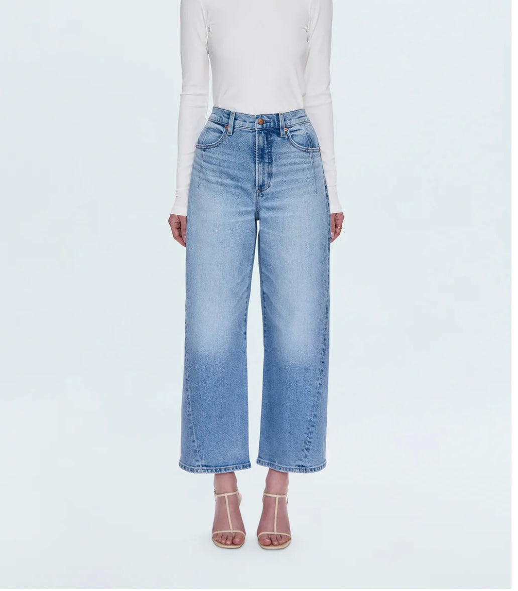 Pistola Kyra Bowed Ankle high rise jean