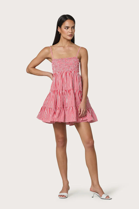 Lusana Evita Mini Dress in Marlo stripe