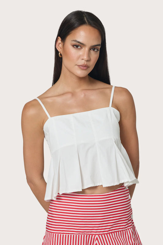 Lusan Karla top in white