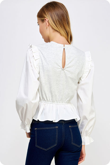 Cordie Poplin top