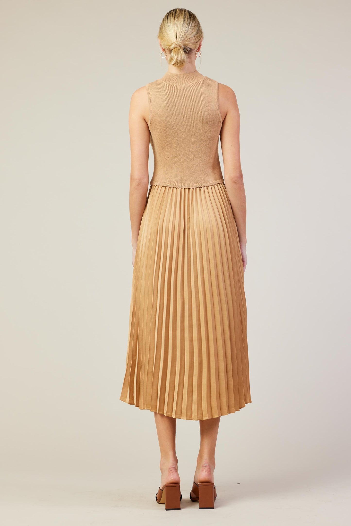 Callie pleated dress