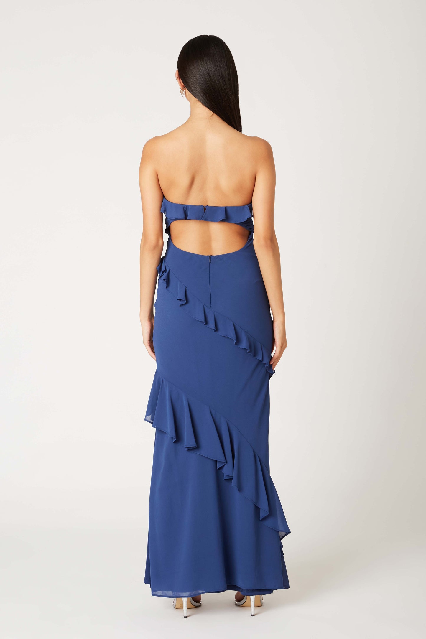 Lizzy Strapless ruffle dress