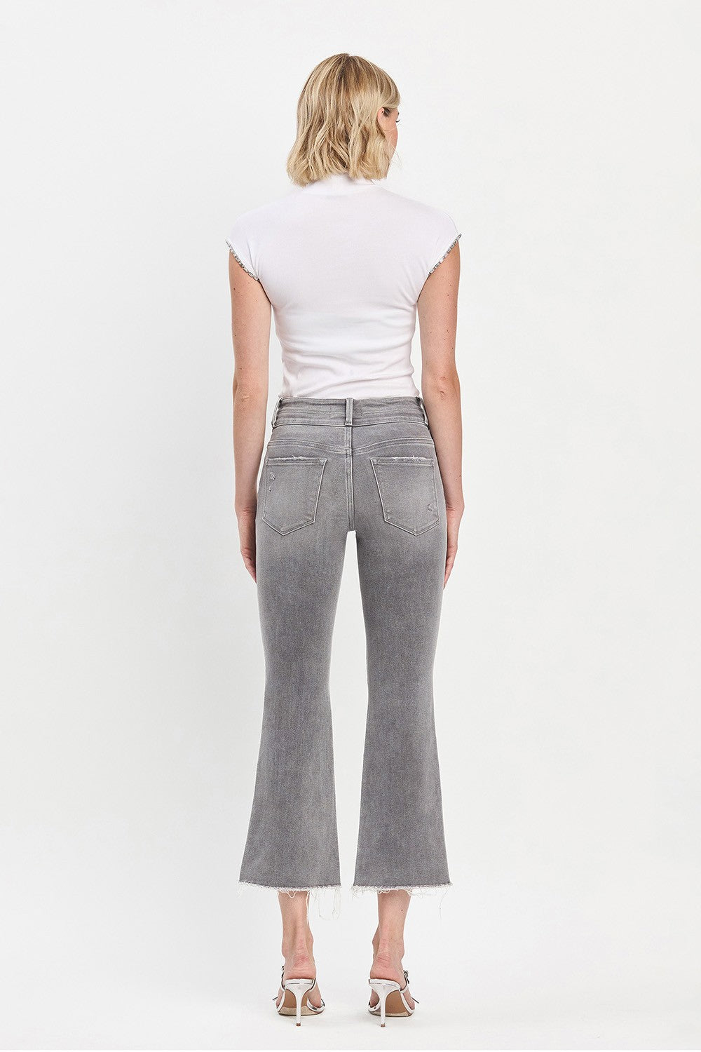 Vervet high rise raw slant jeans in Renato
