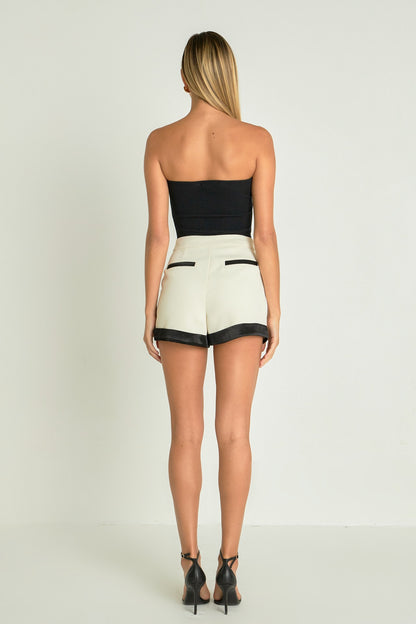 Eve contrast shorts