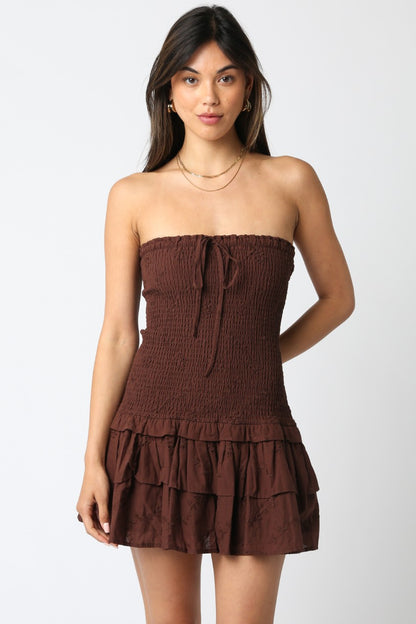 Jen Smocked Mini Dress