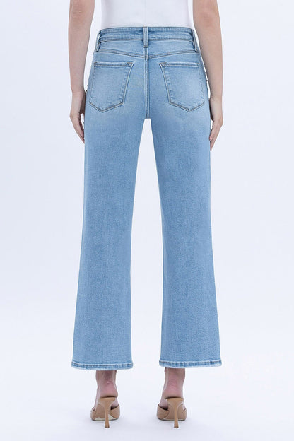 Lovervet hight rise ankle studded jean