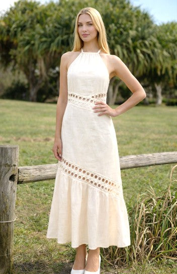 Nader halter neck maxi