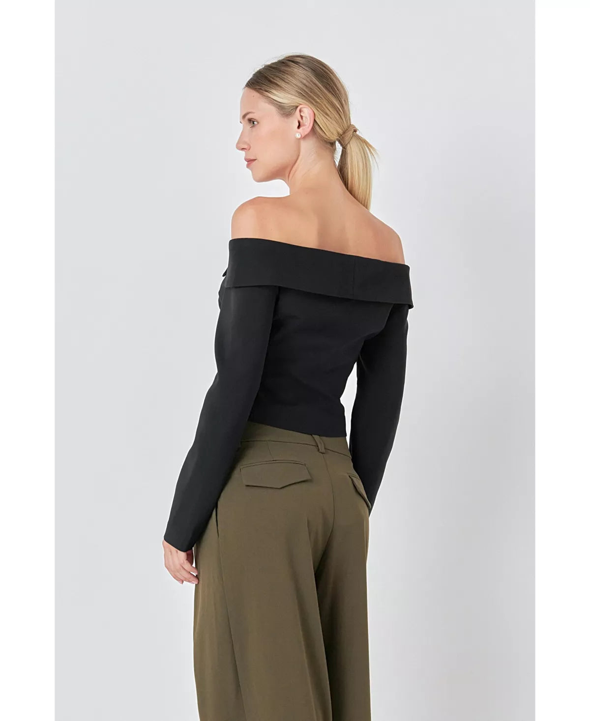 Leah off the Shoulder Blazer