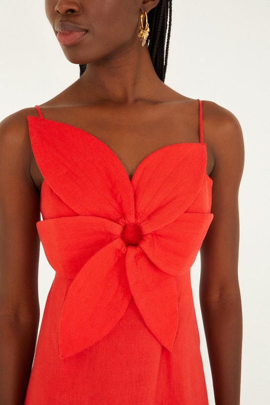 Farm Rio 3d flower lenzing™ mini dress