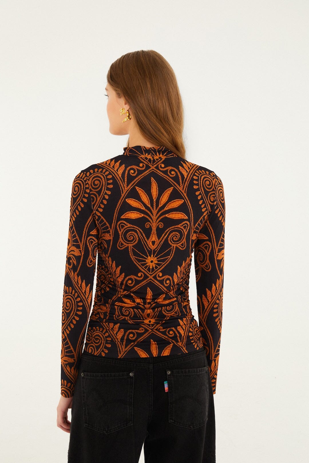 Farm Rio Cornely Ainika jersey blouse