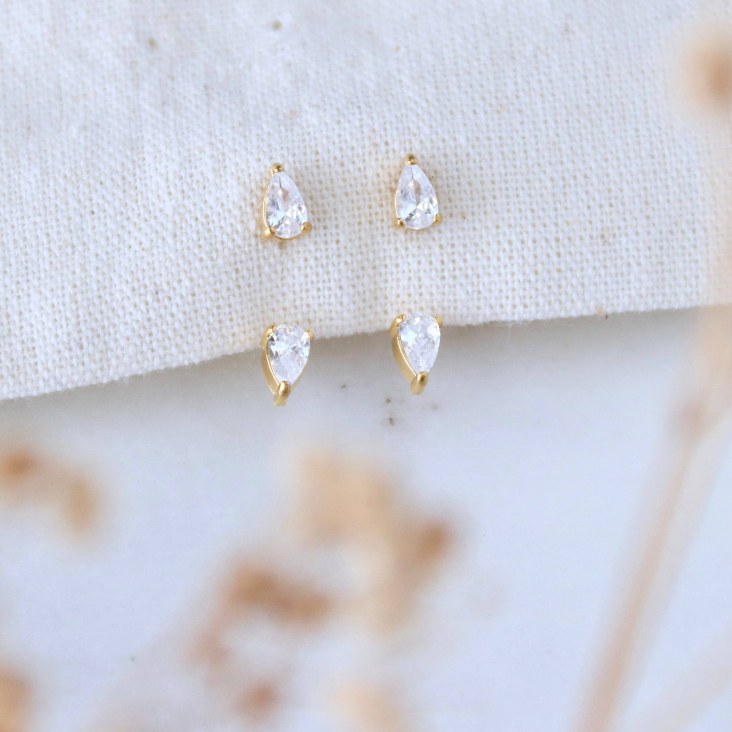 Zircon Droplet Ear Jacket - Waterproof