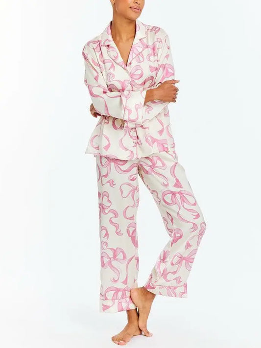 Bow Ribbon pajama set