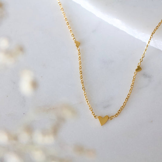 Triple Heart Necklace - Waterproof