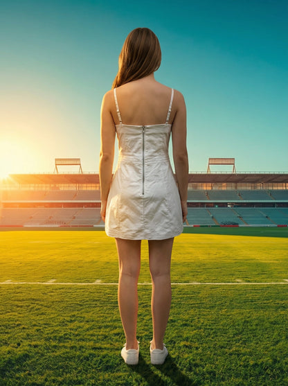 Asher stitched mini dress