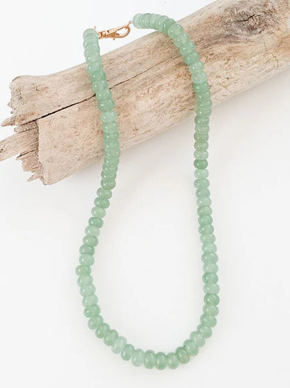 Rondelle Gemstone necklace