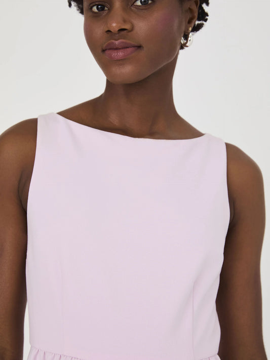 French Connection Whisper Boat neck dress
