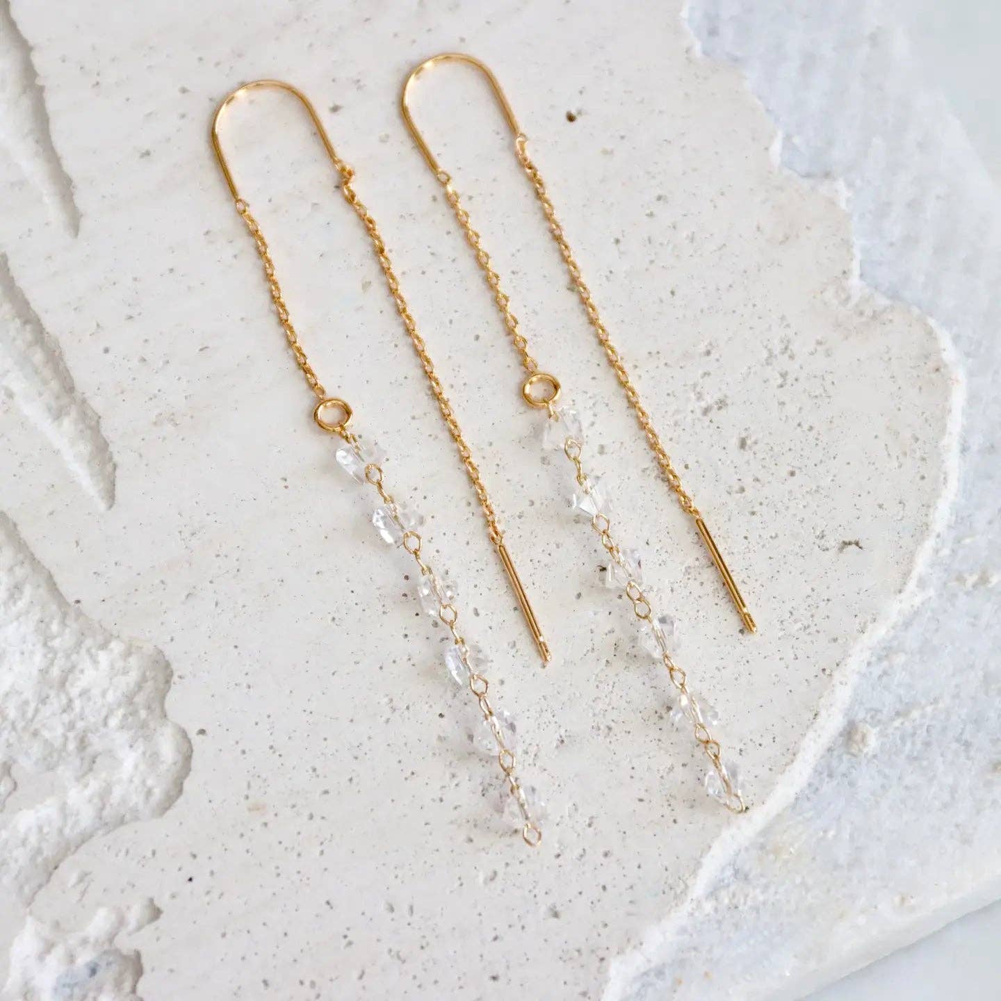 Crystal Threader Earrings