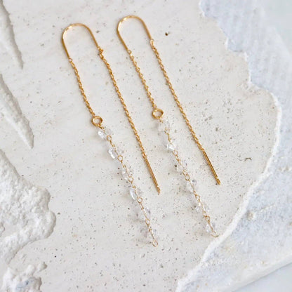 Crystal Threader Earrings