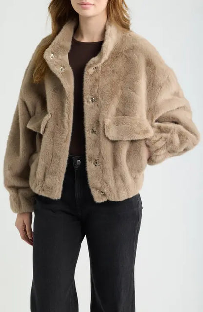 Deluc Badet faux fur jacket