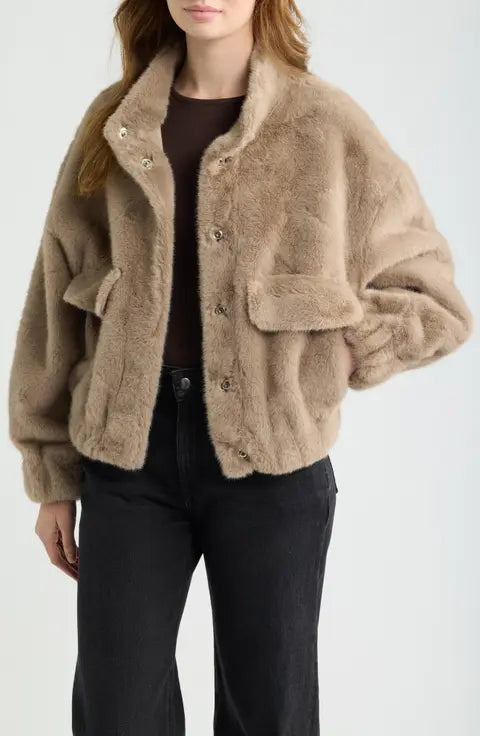 Deluc Badet faux fur jacket