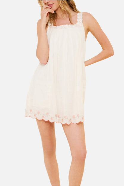 Free People Latecia Embroidered mini