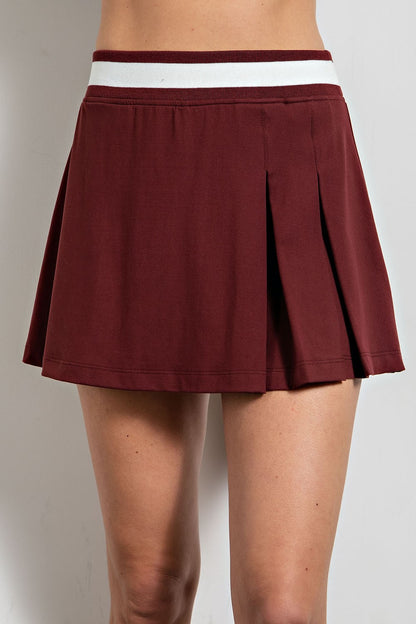 Butter soft tennis skort