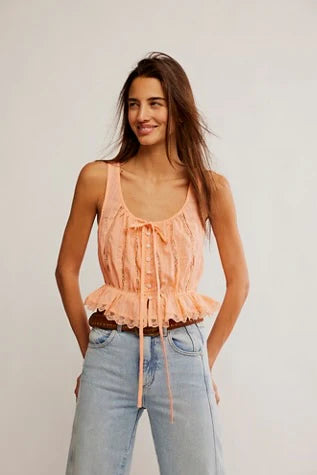Free People Alana Lace tank