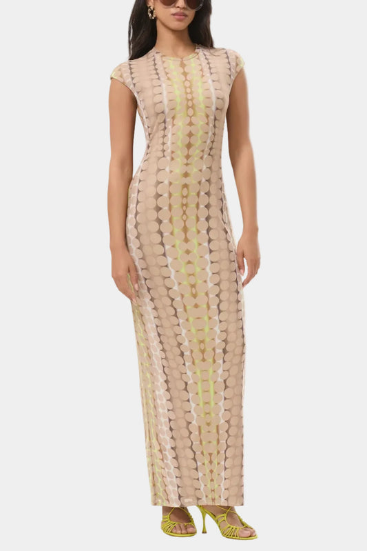 AFRM Cody dress in tonal dot