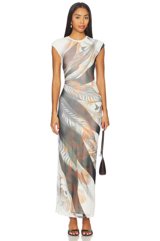 AFRM cody dress in Lotus Leaf