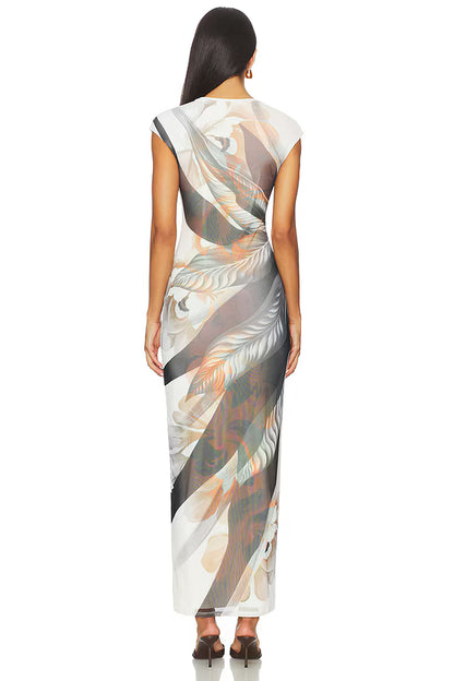 AFRM cody dress in Lotus Leaf