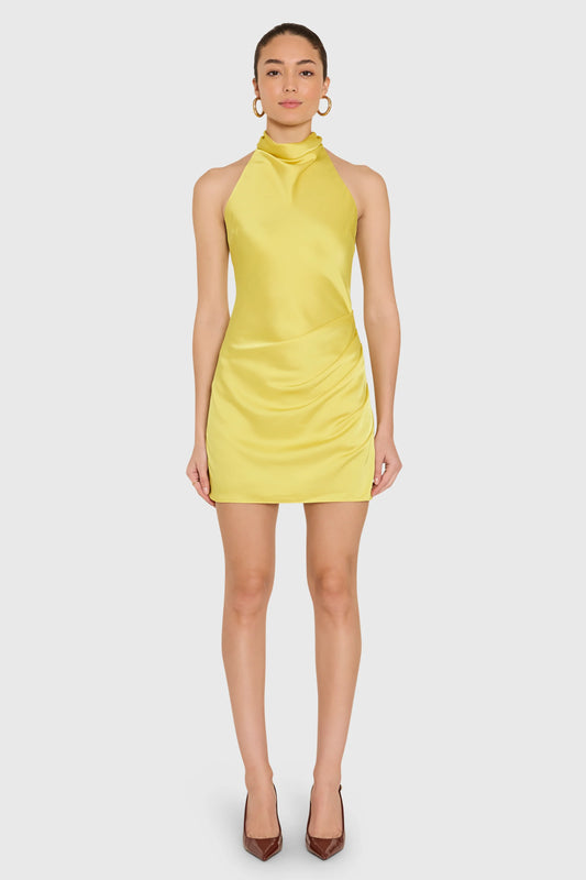 Amanda Uprichard Chantel dress in sunshine