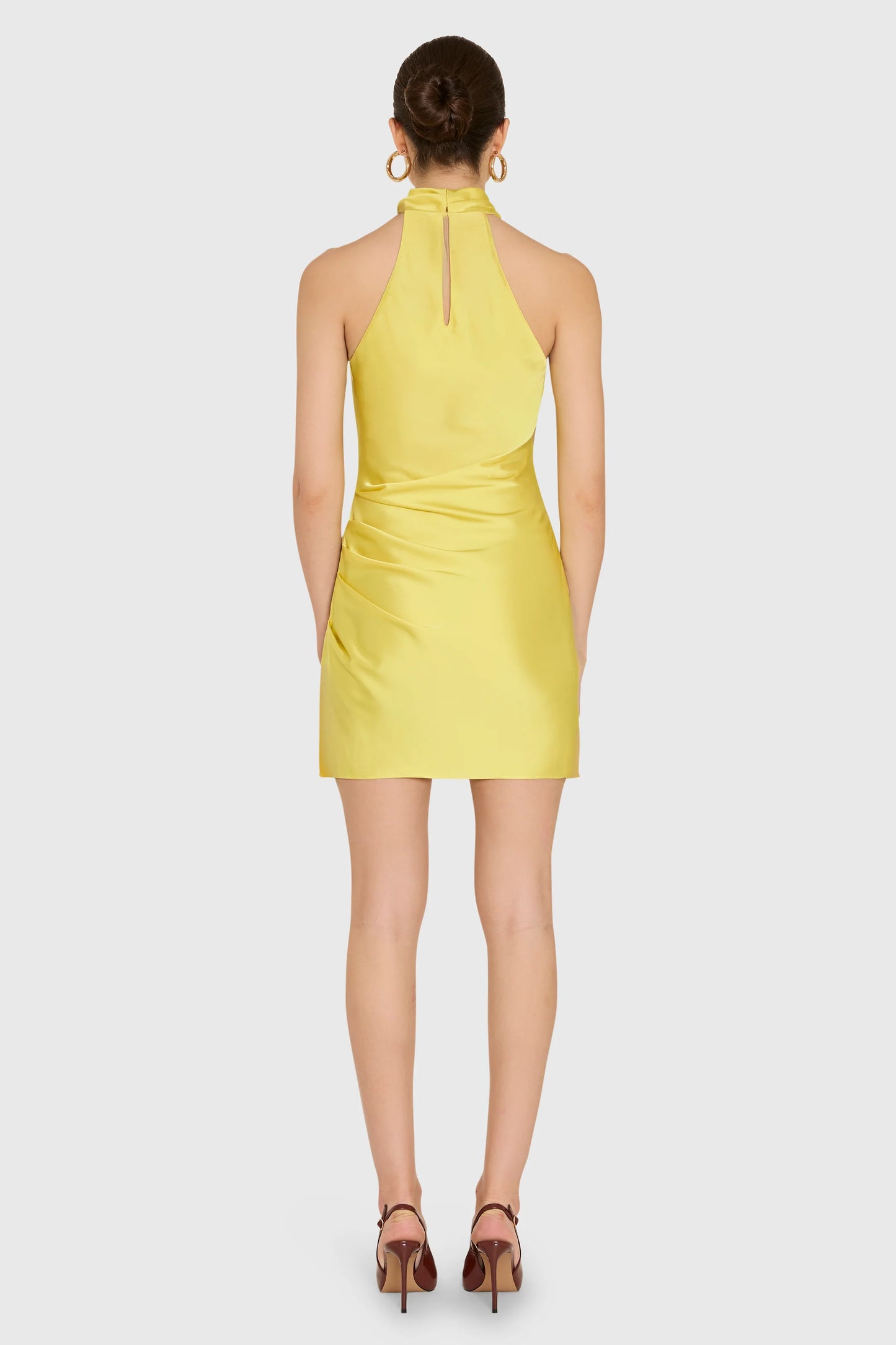 Amanda Uprichard Chantel dress in sunshine