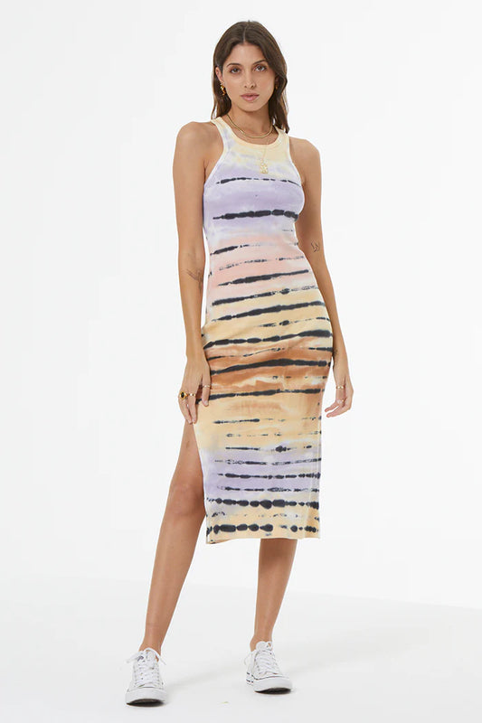 YFB Iggy dress in dusty iris