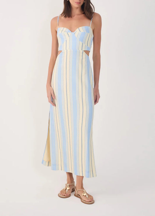 Dress To Relaxing stripe midi dress