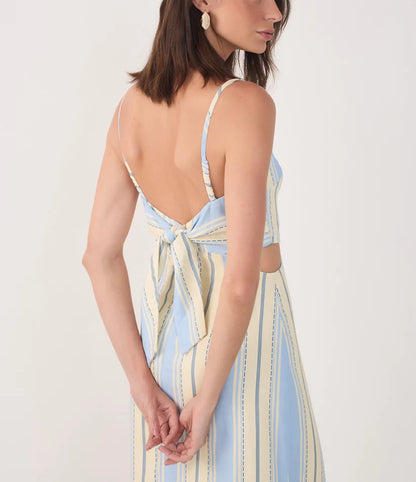 Dress To Relaxing stripe midi dress